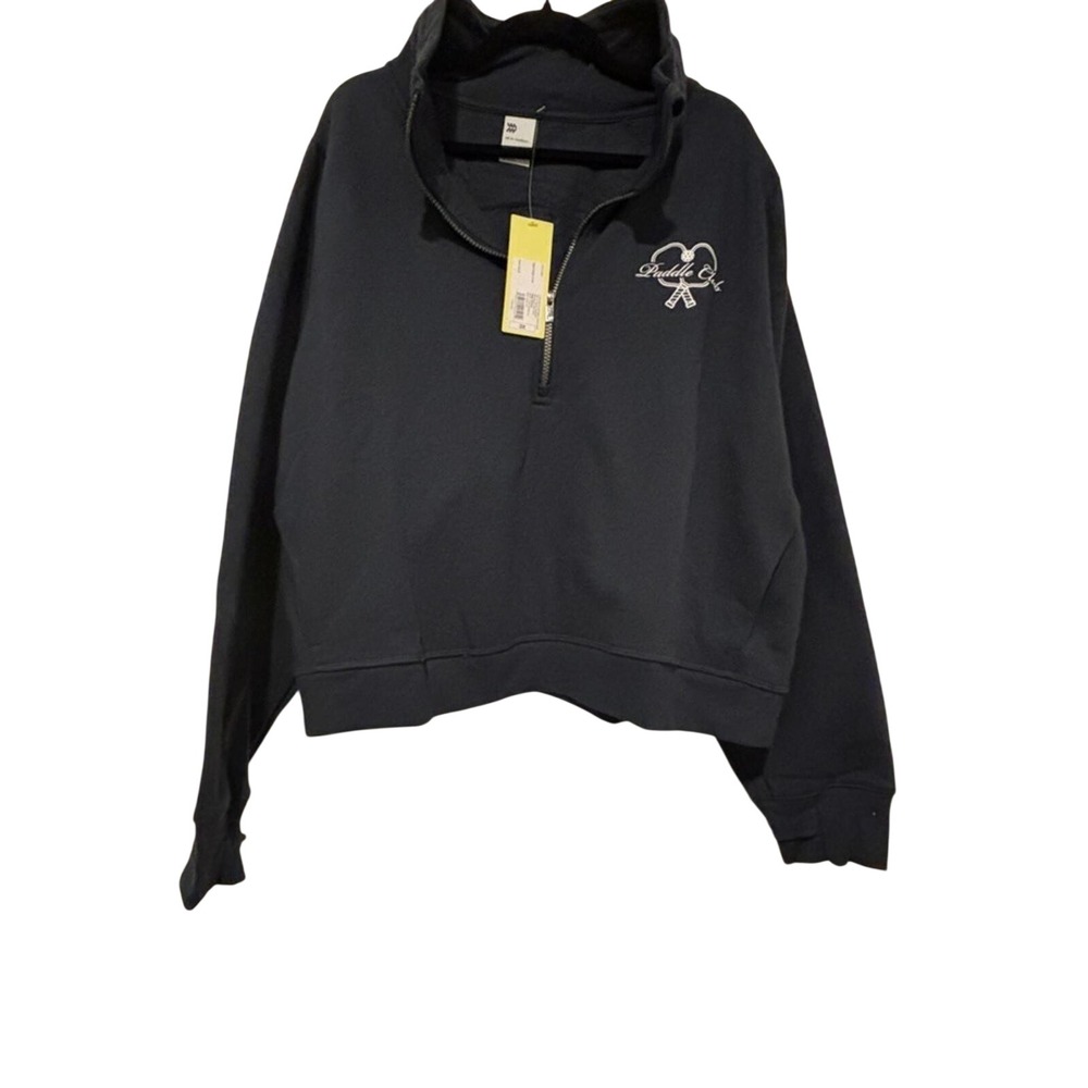 Women's blue sz 3X All in Motion cropped sweatshirt #906